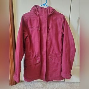 Duluth Trading Red Canvas Jacket